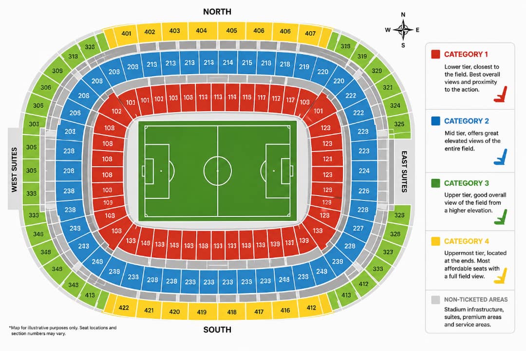 Ticket categories reference